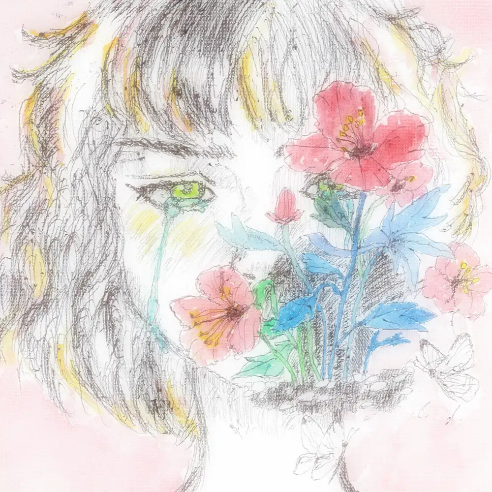 「赫らむ箱庭」/ デリバリー神様アートワーク