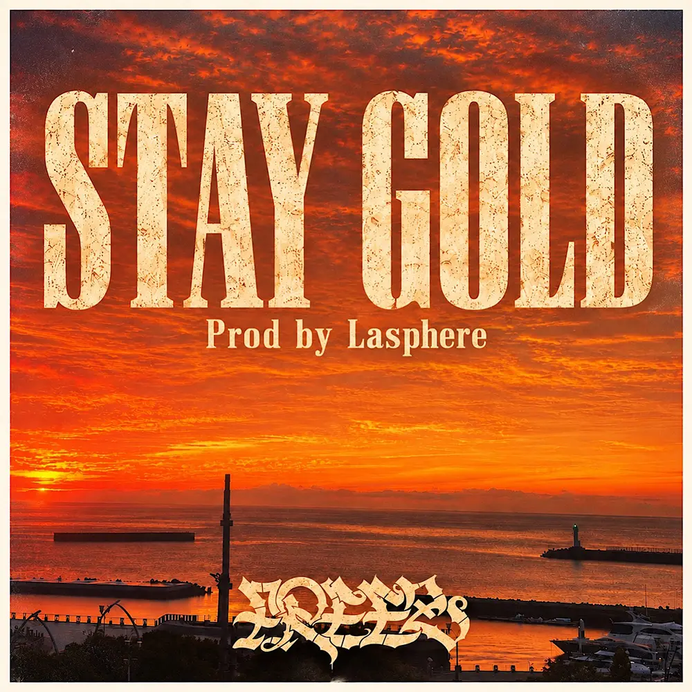 「Stay Gold」/ FREEZ × Lasphereアートワーク