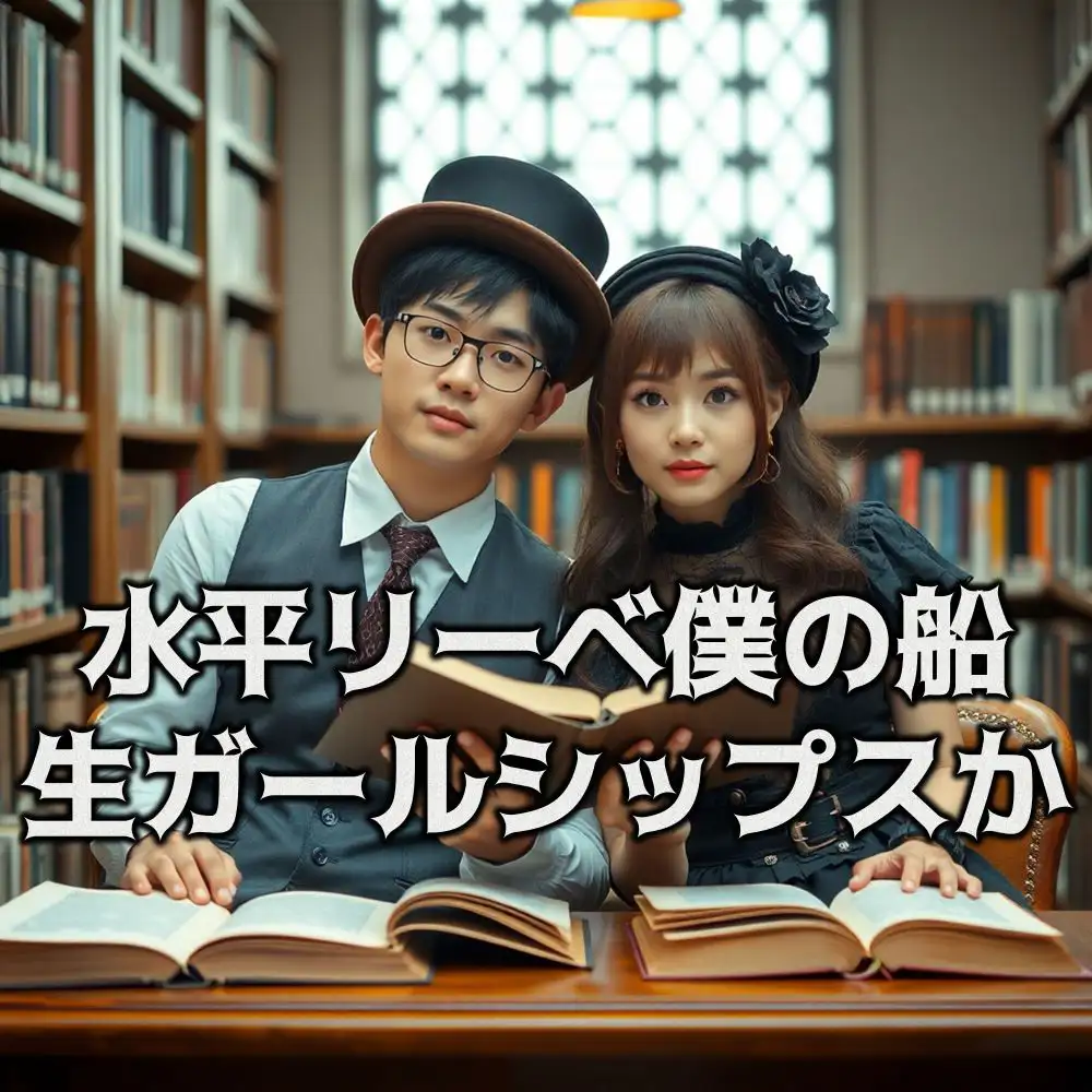 「水平リーベ僕の船 生ガールシップスクラークか」 GACHABOTアートワーク