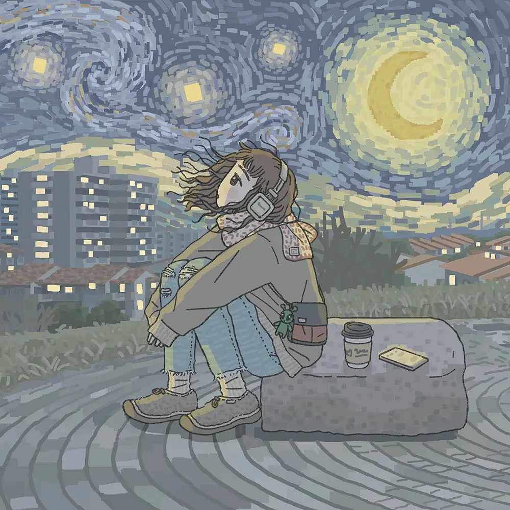 午後の気流2ndアルバムアートワーク