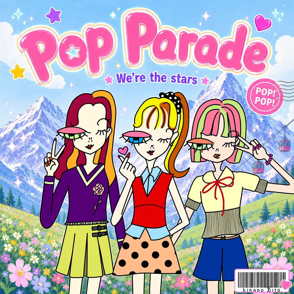 「Pop Parade (feat. Noyel)」/ Haruto Douzenアートワーク