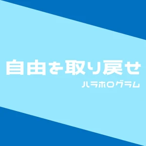 「自由を取り戻せ」/ ハラホログラム アートワーク