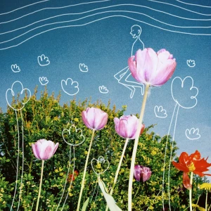 「내 마음 가득히 정원을 펼쳐요（心いっぱいに庭を広げて / A Garden in My Heart）」/ ILUKIアートワーク