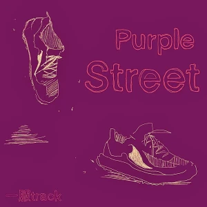 「Purple Street」/ アツムワンダフル , 一服trackアートワーク
