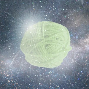 「交信」/ 毛玉アートワーク