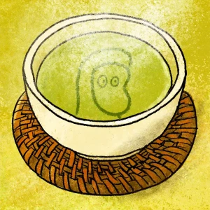 「緑茶」/ マコトコンドウアートワーク