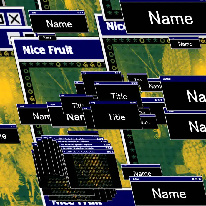 『Nice Fruit - MellMell x Pure MIDI x Voice Synthesis Arrange Compilation』アートワーク