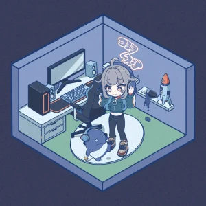 「冗談」/ mimiqアートワーク