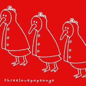 『threelovepopsongs』MoritaSaki in the poolアートワーク