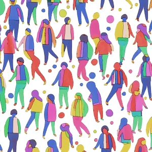 「渋谷で踊る」 ミスフィットプラネットアートワーク