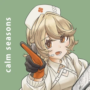 「calm seasons (feat. ナースロボ＿タイプＴ)」/ ねこぜなおとこアートワーク