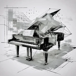 「ポリゴン・ホンキー・トンク」 ネオンネウロンアートワーク