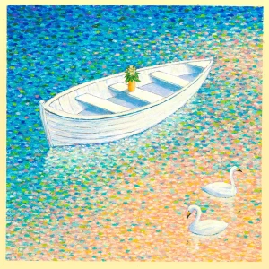 「枇杷の花」/ ニシ ナオキアートワーク