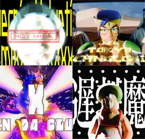 【NEWS】ผ้าอ้อม99999 E.P.『pop slop』全収録曲4曲のリリック・ビデオを公開 ผ้าอ้อม99999、MVサムネイル4本分