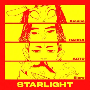 「STARLIGHT」Kianna,HARKA,AOTO,Sieroアートワーク