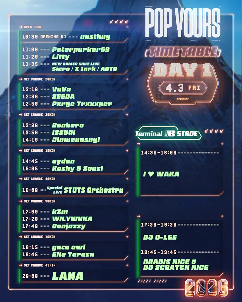 タイムテーブルDAY1