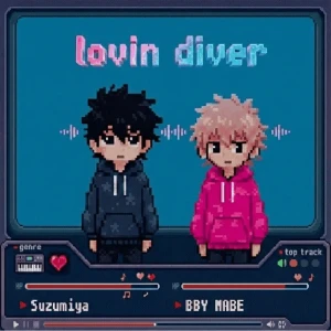 「lovin diver (feat. BBY NABE)」/ Suzumiyaアートワーク