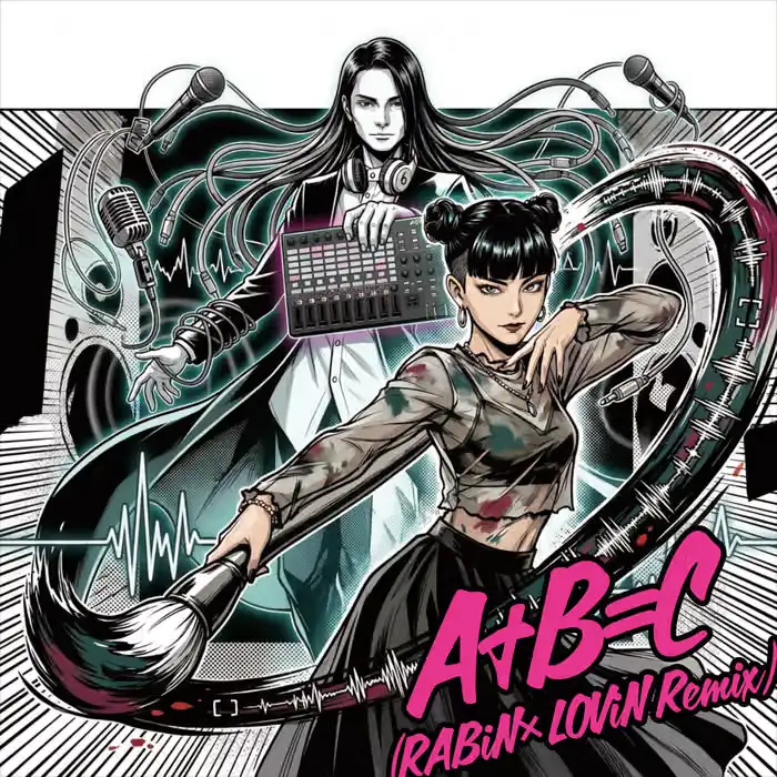 「A+B=C (RABiN×LOViN Remix)」アートワーク
