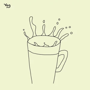 「月がオレンジ」/ Vegアートワーク