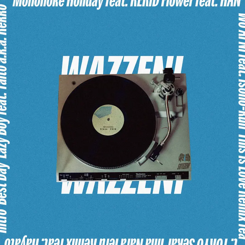 『WAZZENI』/ SUTEZENI, WAZGOGGアートワーク